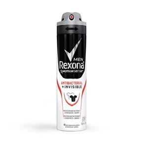 Desodorante Antitranspirante Rexona Men Antibacterial + Invisible Aerosol - 150ml