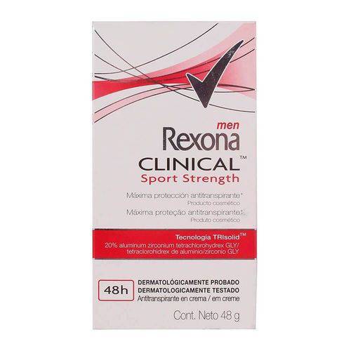 Desodorante Antitranspirante Rexona Men Clinical Sport Strenght - 48g