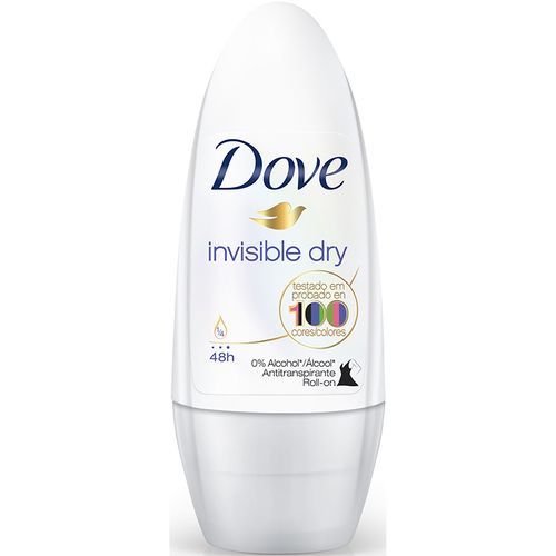 Desodorante Antitranspirante Roll-on Dove Invisible Dry 50ml Desodorante Antitranspirante Roll On Dove Invisible Dry 50ML