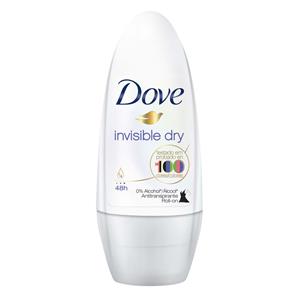 Desodorante Antitranspirante Roll On Dove Invisible Dry - 50ml