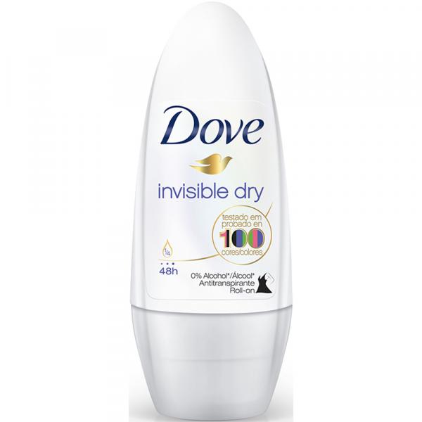 Desodorante Antitranspirante Roll On Dove Invisible Dry 50ML