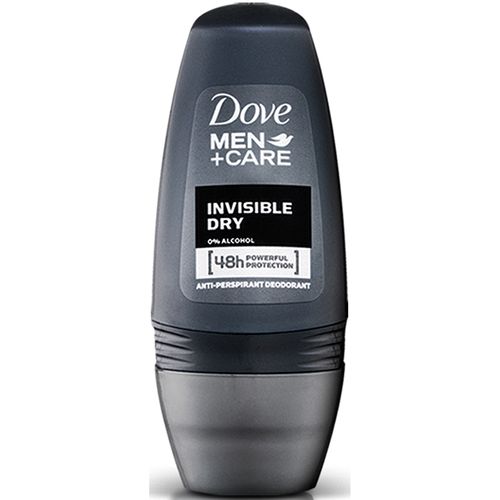 Desodorante Antitranspirante Roll-on Dove Men+care Invisible Dry 50ml Desodorante Antitranspirante Roll On Dove MEN+CARE Invisible Dry 50ML