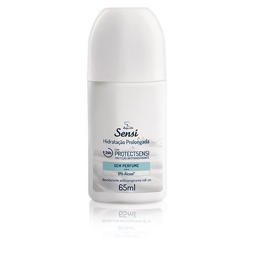 Desodorante Antitranspirante Roll-on Jequiti Sensi Hidratação Prolongada Sem Perfume , 65ml - Jequiti