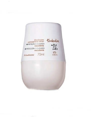 Desodorante Antitranspirante Roll-On Macadâmia Tododia - 70Ml Natura