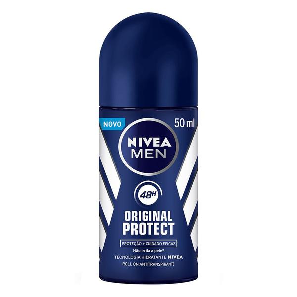 Desodorante Antitranspirante Roll On Nivea Men - Protect