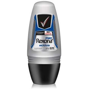 Desodorante Antitranspirante Roll On Rexona Men Active - 50ml