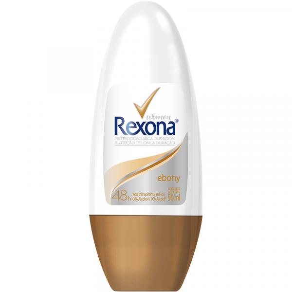 Desodorante Antitranspirante Roll On Rexona Women Ebony 50ML