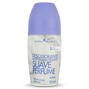 Desodorante Antitranspirante Roll-On Suave Perfume - Gotas Verdes