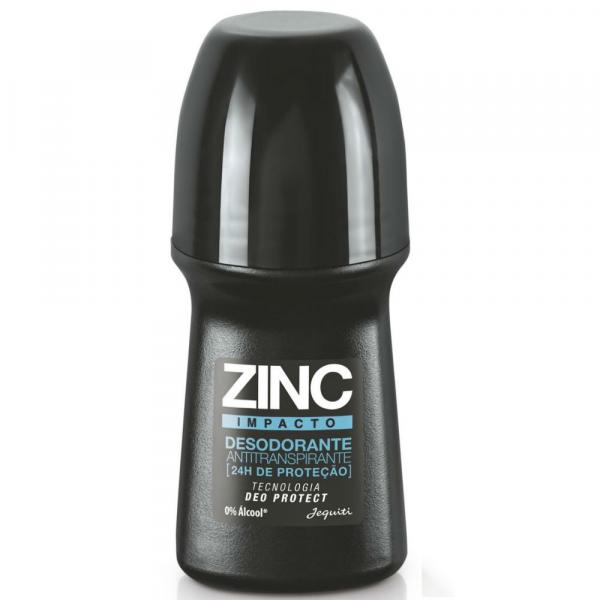 Desodorante Antitranspirante Roll-On Zinc Impacto Jequiti