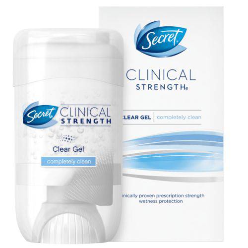Desodorante Antitranspirante Secret Clinical Strenth Completely Clean - Clear Gel 73g