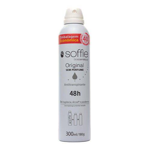 Desodorante Antitranspirante Soffie Sem Perfume 300ml