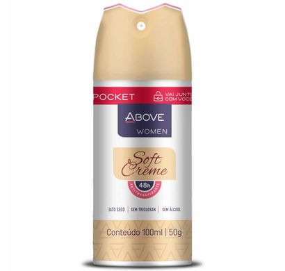 Desodorante Antitranspirante Soft Creme 100ml - Above Women