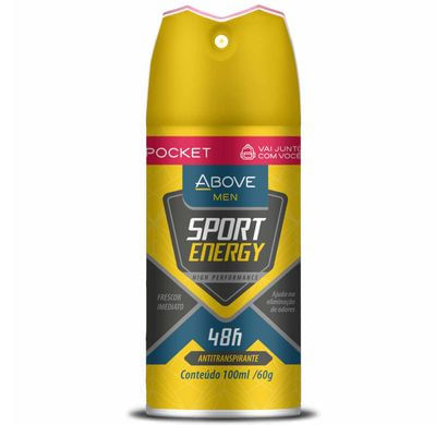 Desodorante Antitranspirante Sport Energy 100ml - Above Men