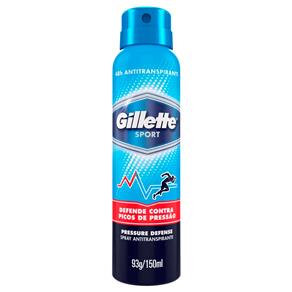 Desodorante Antitranspirante Spray Gillette Pressure Defense - 93g