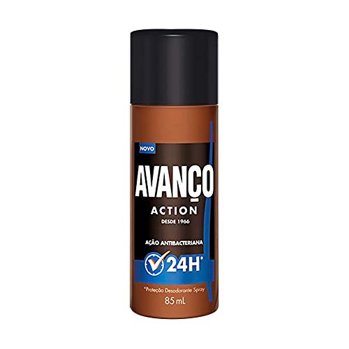 Desodorante Avanço Action Spray Antibacteriano 24h com 85ml