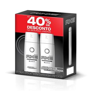 Desodorante Axe Aerosol Black 90g 2 Unidades