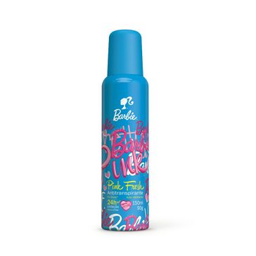 Desodorante Barbie Aerosol Teens Pink Fash 150ml