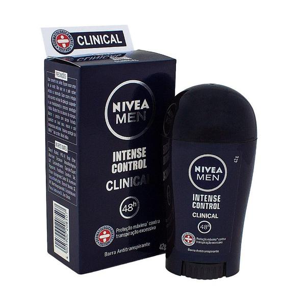 Desodorante Barra Clinical 48h Masculino 42g - Nivea