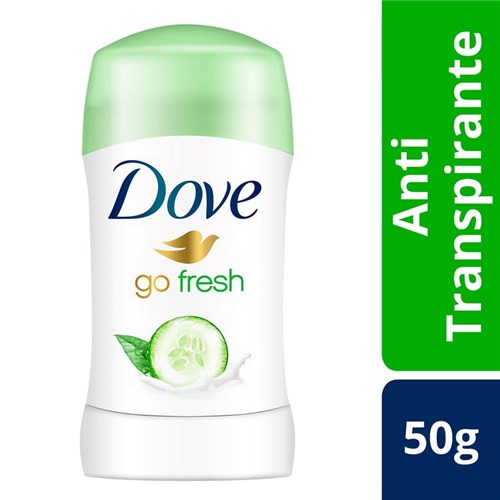 Desodorante Barra Dove Go Fresh Pepino Té Verde 50 G