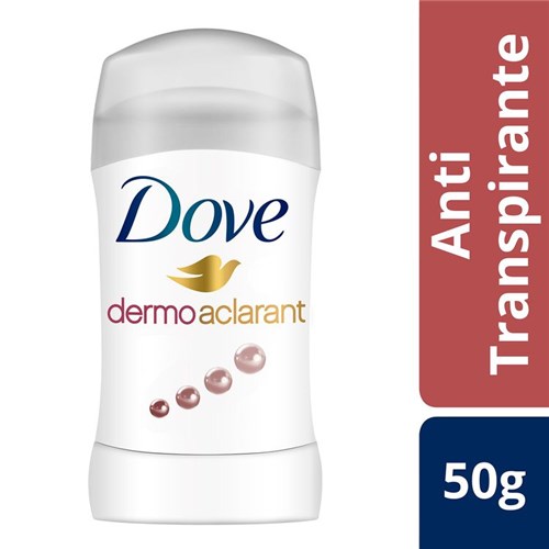 Desodorante Barra Dove Hipoalergenico Dermo Aclarant 50 G