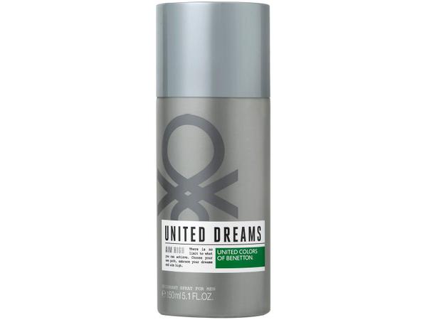 Desodorante Benetton United Dreams Aim High - Spray Masculino 150ml