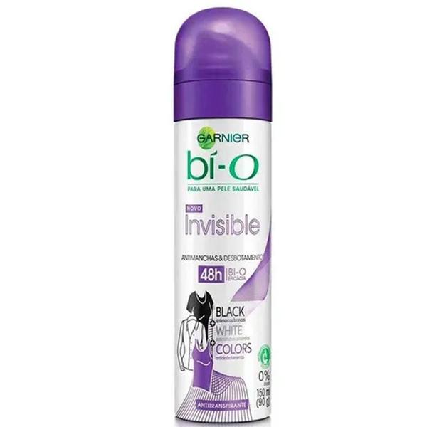 Desodorante Bi-o Feminino Invisible Black And White 150ml - Diversos