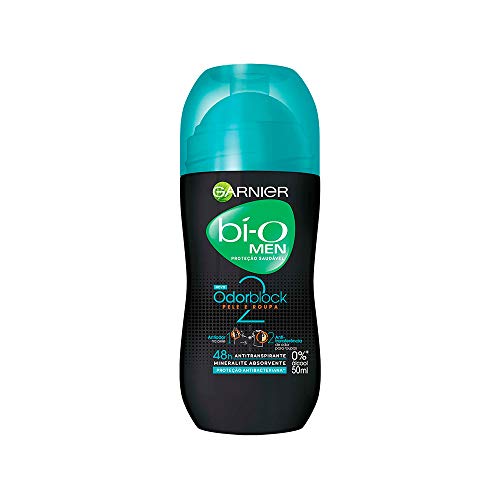 Desodorante Bí-O Odorblock2 Masculino Roll-On, 50 Ml, Garnier