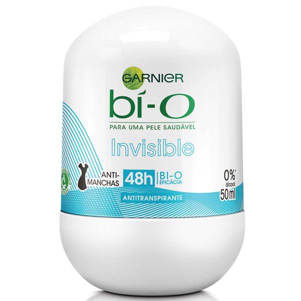 Desodorante Bí-O Roll On Invisible Feminino 50ml - Bi-o