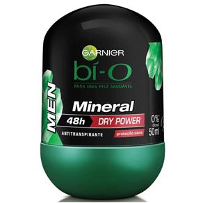 Desodorante Bí-O Roll On Mineral Dry Power Masculino 50ml