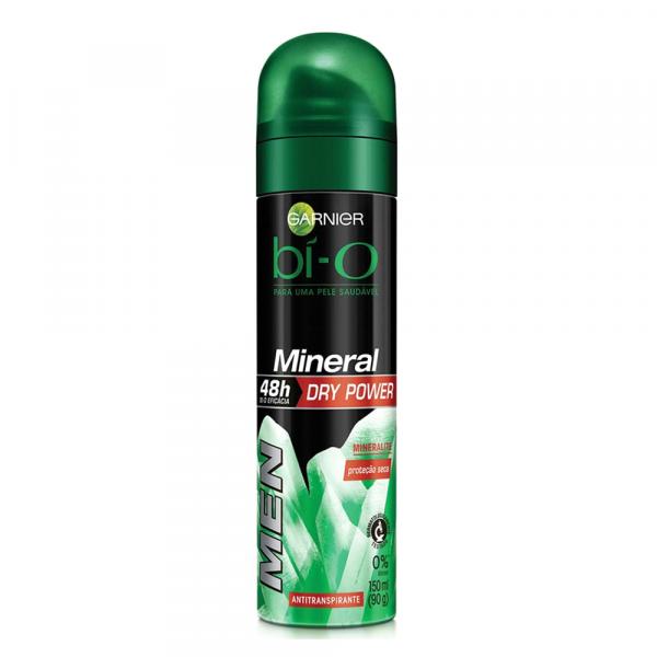 Desodorante Bio Men Mineral Dry Power Aerosol - 150ml - Garnier
