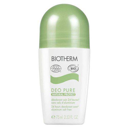 Desodorante Biotherm Roll On Deo Pure Natural Ecocert 75ml
