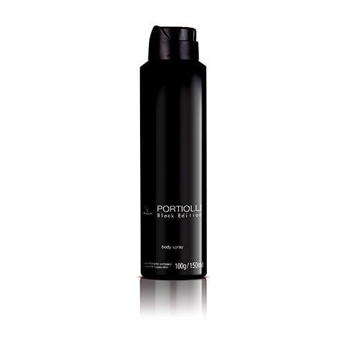 Desodorante Body Spray Aerossol Masculino Portiolli Black Edition Jequ...