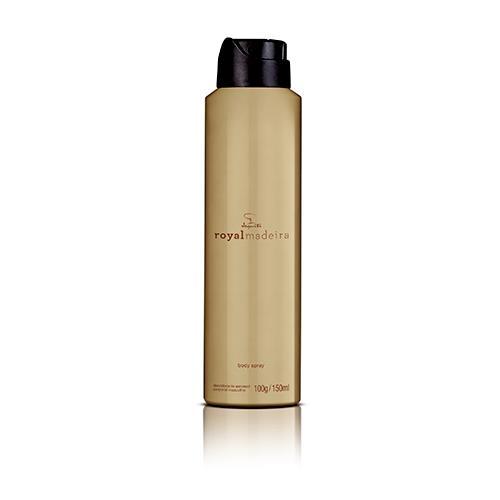 Desodorante Body Spray Aerossol Masculino Royal Madeira, 100g/150ml - Jequiti