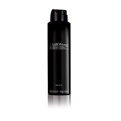 Desodorante Body Spray Aerossol Masculino Uzon Black, 100g/150ml - Jequiti