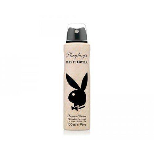 Desodorante Body Spray Playboy Play It Lovely Feminino Desodorante - 150ml