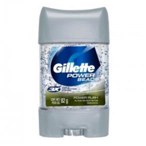 Desodorante Clear Gel Gillette Power Beads Rush 82g