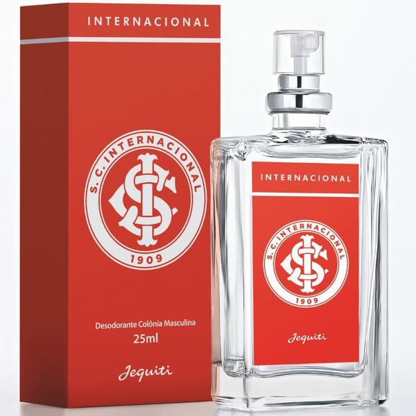 Desodorante Colônia Masculina SC Internacional 25ml Jequiti - Série Times de Futebol