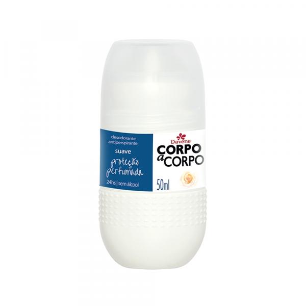 Desodorante Corpo a Corpo Roll On Suave - 50ml - Davene