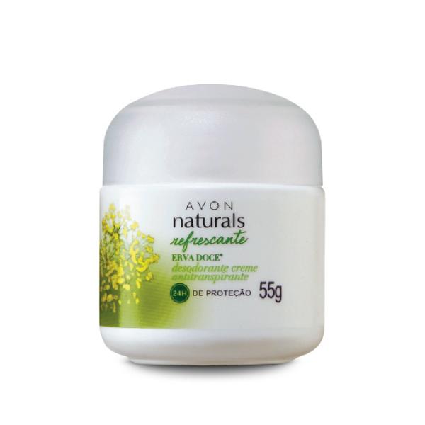 Desodorante Creme Antitranspirante 55g - Erva Doce - Naturals