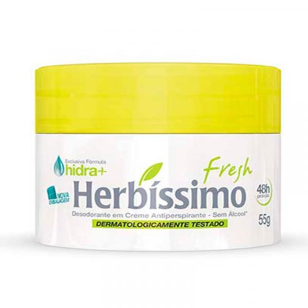 Desodorante Creme Herbíssimo Fresh 55g - Herbissimo