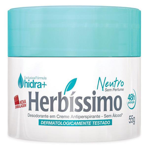 Desodorante Creme Herbissimo Neutro 55g - Dana