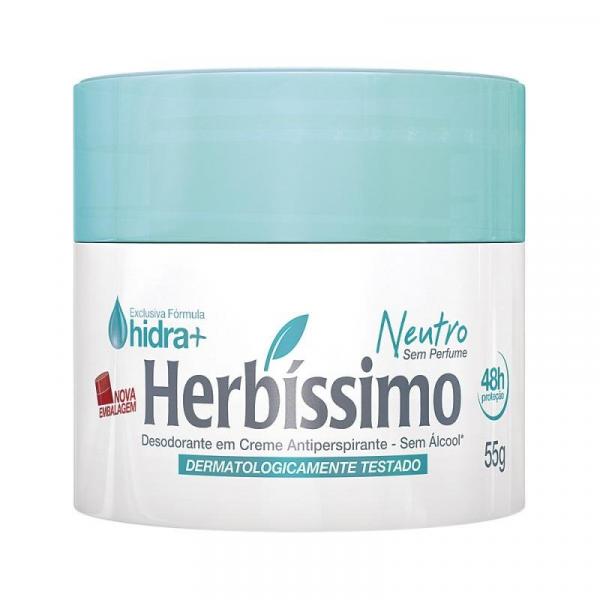 Desodorante Creme Herbissimo Neutro 55g Kit C/3 - Dana