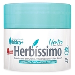 Kit Com 4 Desodorante Creme Herbissimo Neutro 55G