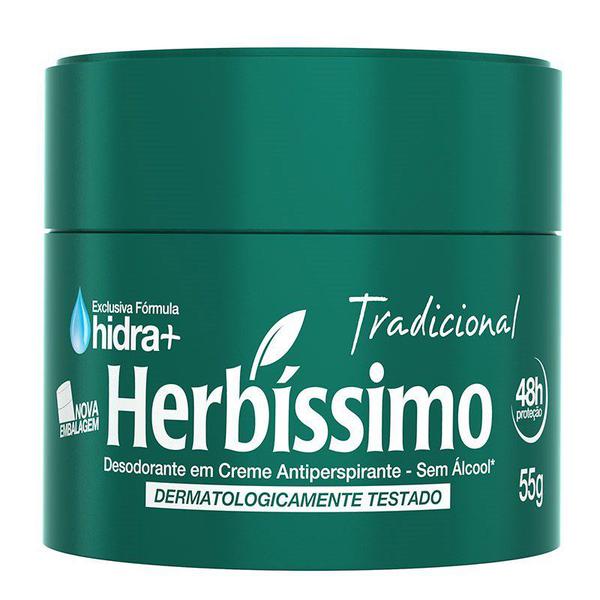 Desodorante Creme Herbíssimo Tradicional 55g - Herbissimo