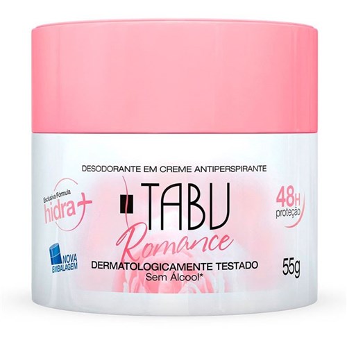 Desodorante Creme Tabu Romance 55G