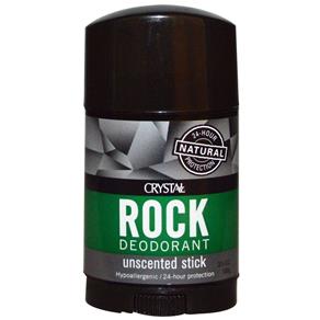 Desodorante Crystal Rock Bastão Unissex Sem Cheiro 100g