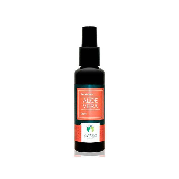 Desodorante de Aloe Vera SEM Alumínio Organico Natural Vegano Spray 120ml - Cativa Natureza