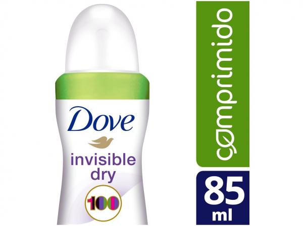 Desodorante Dove Aerosol Antitranspirante Feminino - Invisible Dry 85ml