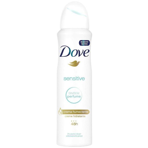 Desodorante Dove Aerosol Antitranspirante Sensitive Feminino 150ml