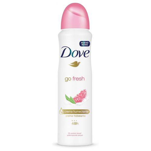 Desodorante Dove Aerosol Go Fresh Romã e Verbena 89 G